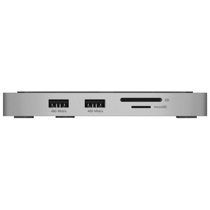 Icy ICY BOX IB-DK100 Docking Station pour Mac mini M4, Silver
