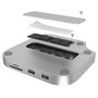 Icy ICY BOX IB-DK100 Docking Station pour Mac mini M4, Silver
