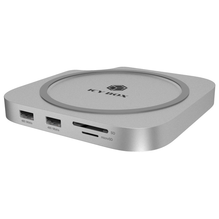 Icy ICY BOX IB-DK100 Docking Station pour Mac mini M4, Silver