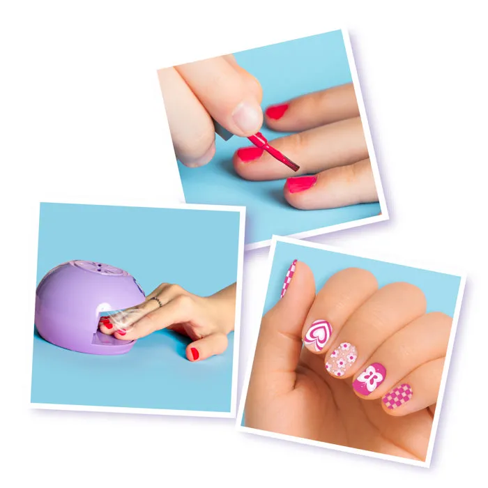 Smoby Glam Nail Salon - Studio de manucure pour enfant avec 70 designs