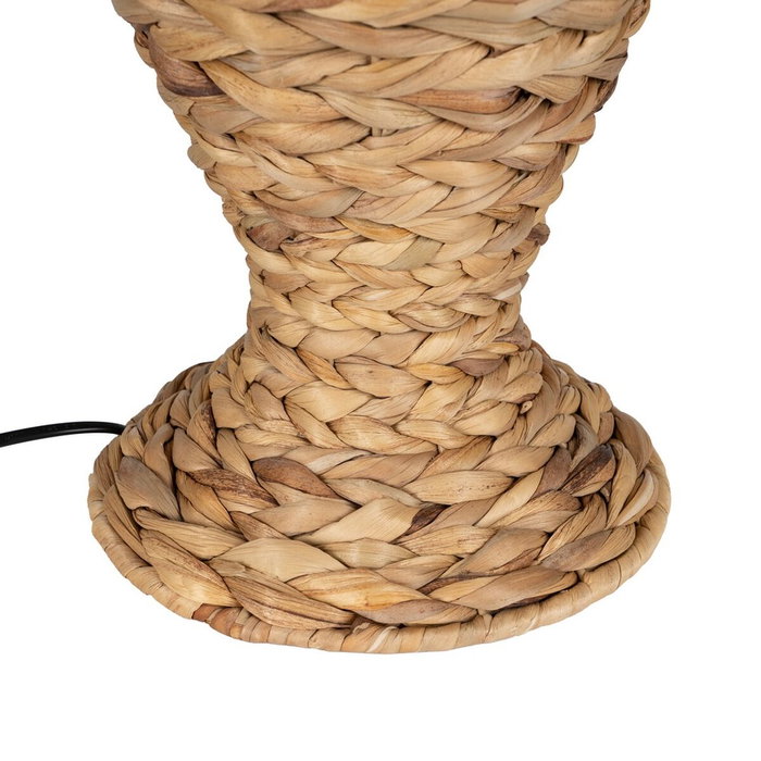 Lampe de bureau Crème Naturel Lin Fer Fibre naturelle 60 W 220-240 V 40 x 40 x 69,5 cm Lampe de bureau Crème Naturel Lin Fer Fibre naturelle 60 W 220-240 V 40 x 40 x 69,5 cm