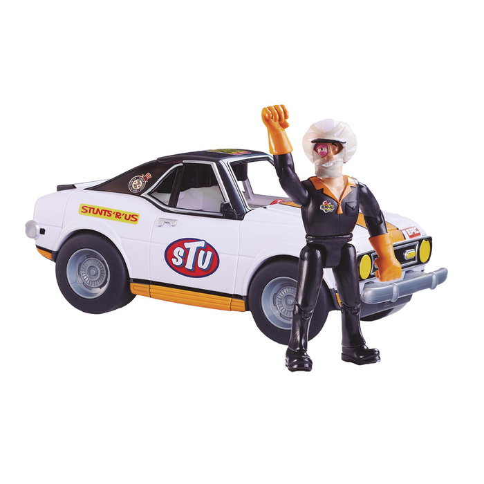 Bandai Voiture de course acrobatique Race Ace avec Stuntman Stu Bandai Voiture de course acrobatique Race Ace avec Stuntman Stu
