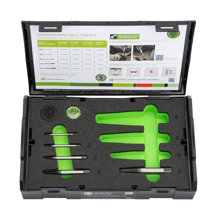 Ensemble d’extracteurs KUKKO 3-24 mm