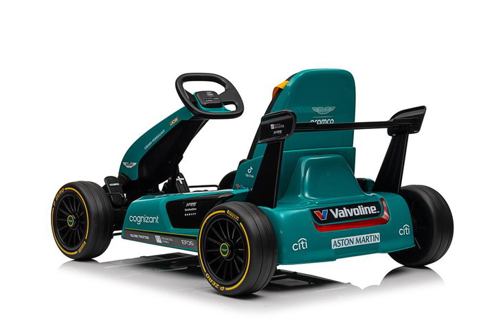 Bizak Aston Martin Kart F1 12 V - Voiture électrique enfant à partir de 6 ans avec Bluetooth Bizak Aston Martin Kart F1 12 V - Voiture électrique enfant à partir de 6 ans avec Bluetooth