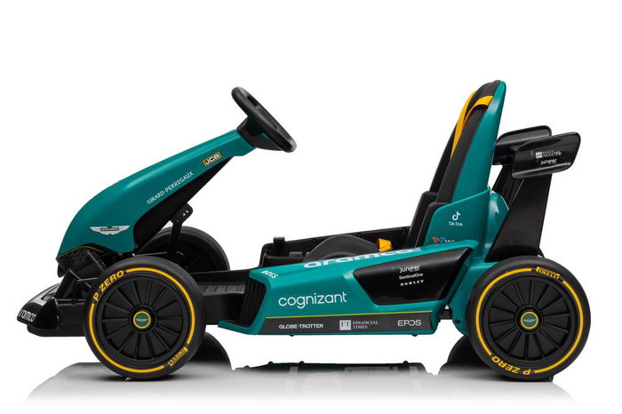 Bizak Aston Martin Kart F1 12 V - Voiture électrique enfant à partir de 6 ans avec Bluetooth Bizak Aston Martin Kart F1 12 V - Voiture électrique enfant à partir de 6 ans avec Bluetooth