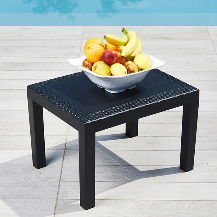 Table d'appoint IPAE Progarden Jack jac160an Anthracite 59 x 46 x 40 cm Table d'appoint IPAE Progarden Jack jac160an Anthracite 59 x 46 x 40 cm