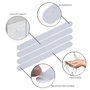 ORYX Lot de 12 bandes antidérapantes transparentes en ABS pour salle de bain et douche