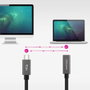 Nanocable 10.01.4400 Câble USB-C 0.5 m Prolongateur USB 3.1 60W 20Gbps 4K 60Hz Noir