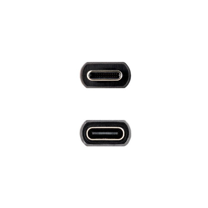 Nanocable 10.01.4400 Câble USB-C 0.5 m Prolongateur USB 3.1 60W 20Gbps 4K 60Hz Noir