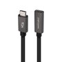 Nanocable 10.01.4400 Câble USB-C 0.5 m Prolongateur USB 3.1 60W 20Gbps 4K 60Hz Noir
