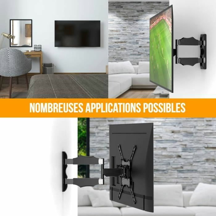 Nanook Support Mural Orientable pour TV 32-55 Pouces Nanook Support Mural Orientable pour TV 32-55 Pouces