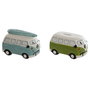 Tirelire Home ESPRIT Dolomite Fourgonnette 16 x 10 x 11 cm (2 Unités)