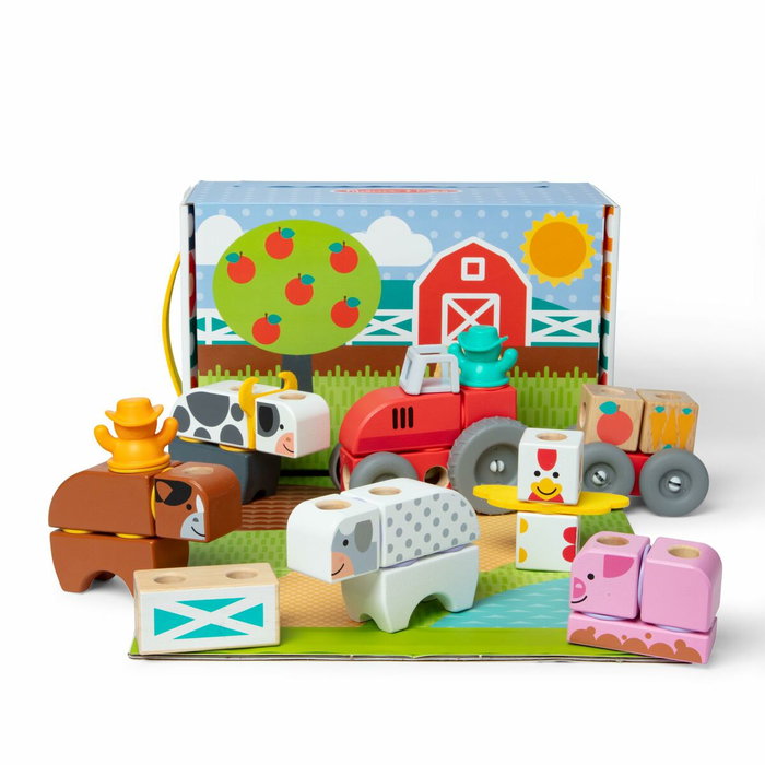Melissa & Doug Blockables - La ferme - 56 pièces