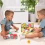 Spinmaster Blockables - Coffret de construction La Ferme, 56 pièces avec blocs en bois, personnages et accessoires - Jouet éducatif pour enfants dès 2 ans