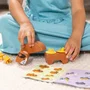 Spinmaster Blockables - Coffret de construction La Ferme, 56 pièces avec blocs en bois, personnages et accessoires - Jouet éducatif pour enfants dès 2 ans