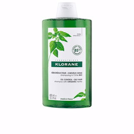 Klorane Shampooing Sébo-Régulateur à l'Ortie Bio 400 ml pour Cheveux Gras