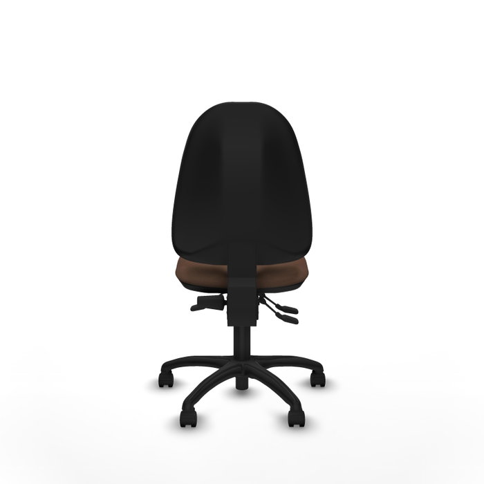 PIQUERAS Y CRESPO Chaise de bureau Algarra, Brun foncé