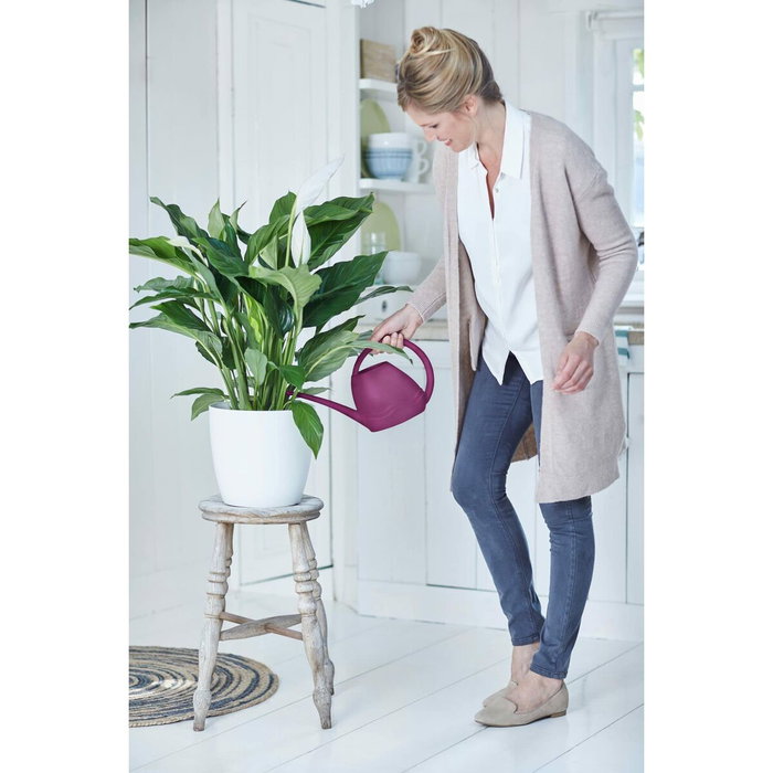Elho Pot de fleur BRUSSELS rond - Ø 24,3 x H 23,2 cm - Blanc