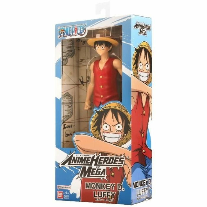 Bandai Figurine One Piece Anime Heroes Mega Luffy 30 cm Bandai Figurine One Piece Anime Heroes Mega Luffy 30 cm