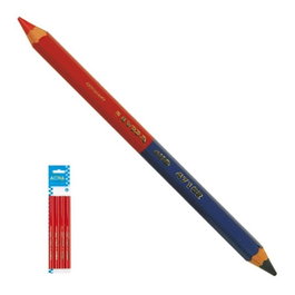 ACHA Lapis Mina 6,25mm Bleu/Rouge (Blister de 4 pièces)