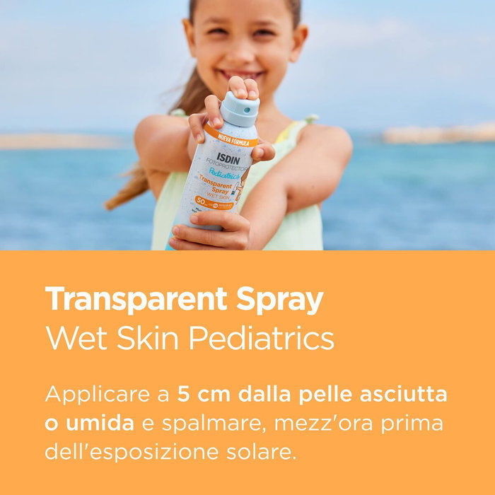 Crème Solaire pour le Corps en Spray Isdin Fotoprotector Pediatrics Transparent Spf 50 250 ml