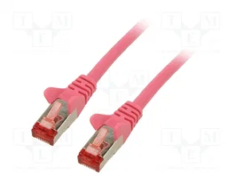 GOOBAY Câble Ethernet Patch Cord Cat 6 S/FTP 5m Rose