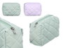 BERILO Nécessaire rectangulaire assorti lilas et vert