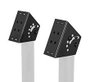 B-Tech BT7027 Plaque adaptatrice inclinable pour poteaux de Ø50mm