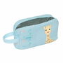 Sac glacière goûter Sophie la Girafe Bleu 21,5 x 12 x 6,5 cm