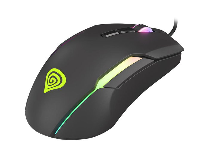 Genesis Xenon 220 gr2 Souris Gaming Filaire USB Capteur Optique 12800 DPI 7 Boutons Programmables RGB Noir