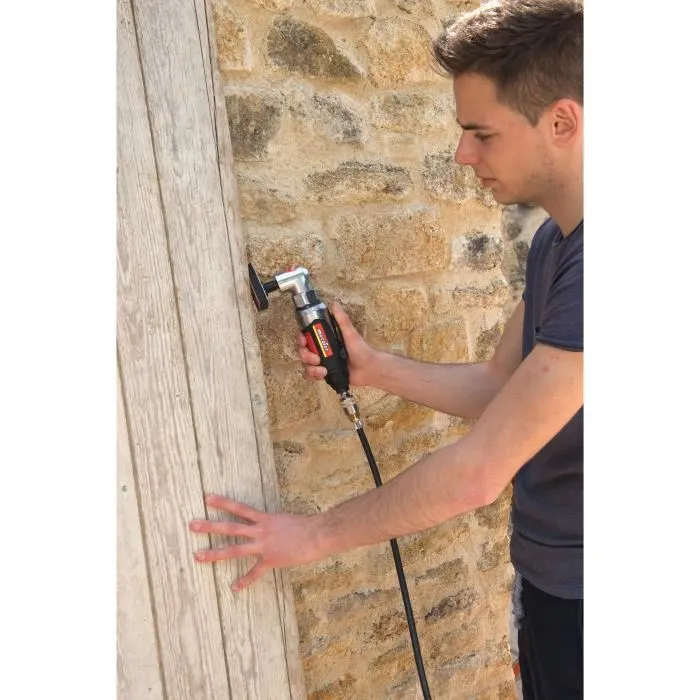 Mecafer FIFTY Compresseur d'air vertical sans huile 50L, 1500W, 10 bars, 2 CV, pour gonflage, soufflage, agrafage et peinture