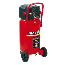 Mecafer FIFTY Compresseur d'air vertical 50L 1500W 10 bars