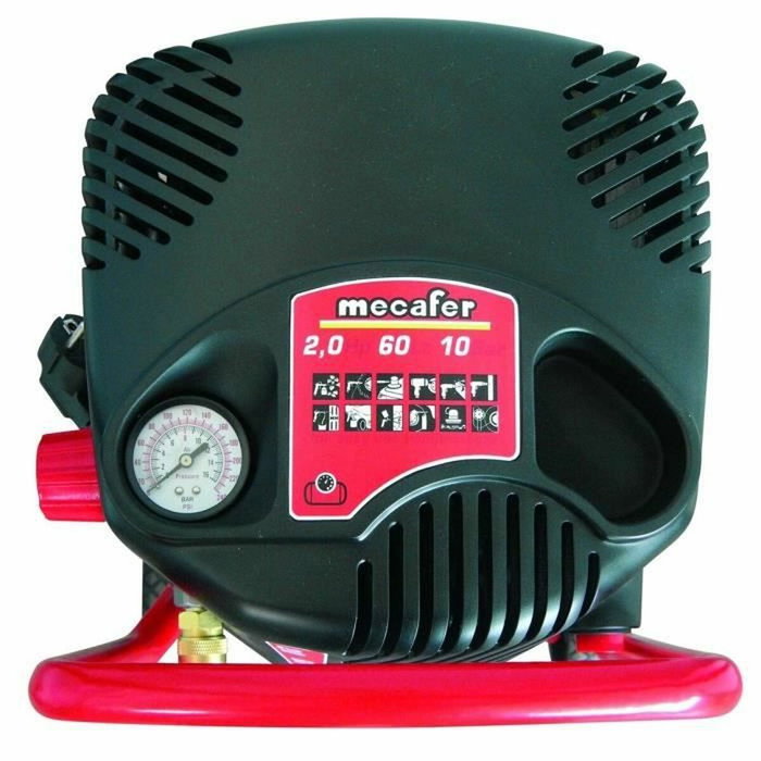 Mecafer FIFTY Compresseur d'air vertical 50L 1500W 10 bars