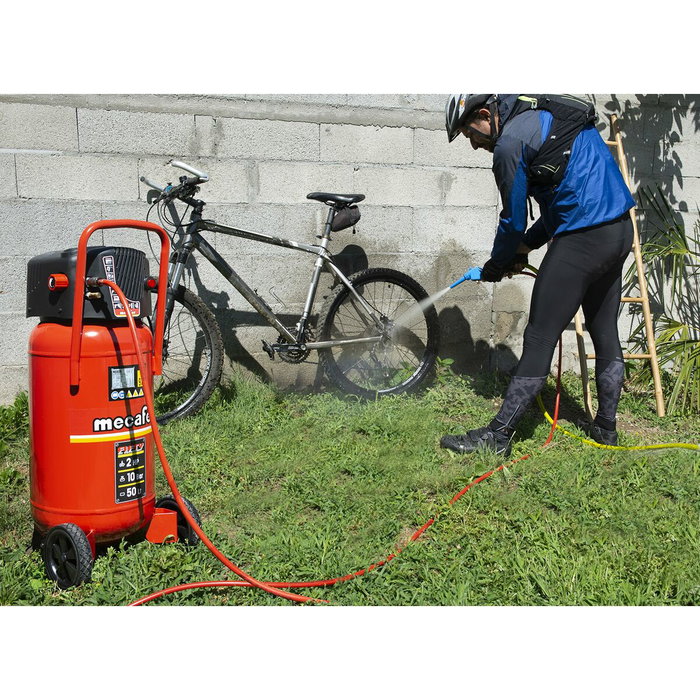 Mecafer FIFTY Compresseur d'air vertical 50L 1500W 10 bars