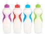 LEKNES Lot de 48 bouteilles en plastique de 700 ml couleurs assorties
