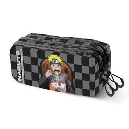 Karactermania Estuche portatodo trick fan 2.2 Naruto Ichiraku - Trousse scolaire avec 3 compartiments - 23 x 10 x 11 cm