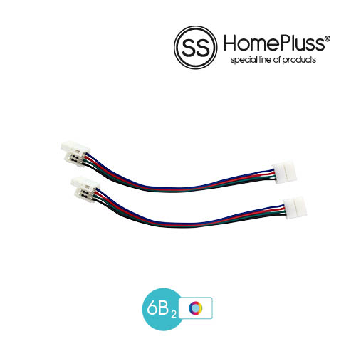 HomePluSS Sac de 2 connecteurs pour rubans LED RGB HomePluSS Sac de 2 connecteurs pour rubans LED RGB
