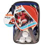 Aktive Sports Jeu de ping-pong avec filet, 2 raquettes, 3 balles et sac de transport - Color Baby, métal et nylon, à partir de 3 ans