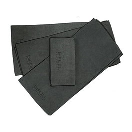 Bifull Serviette Noire 75 x 35 cm, lot de 6 unités