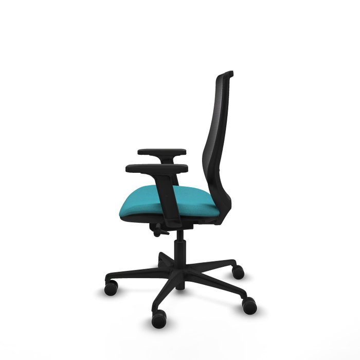 PIQUERAS Y CRESPO Chaise Mardos Synchrone/Traslack Turquoise et Noir
