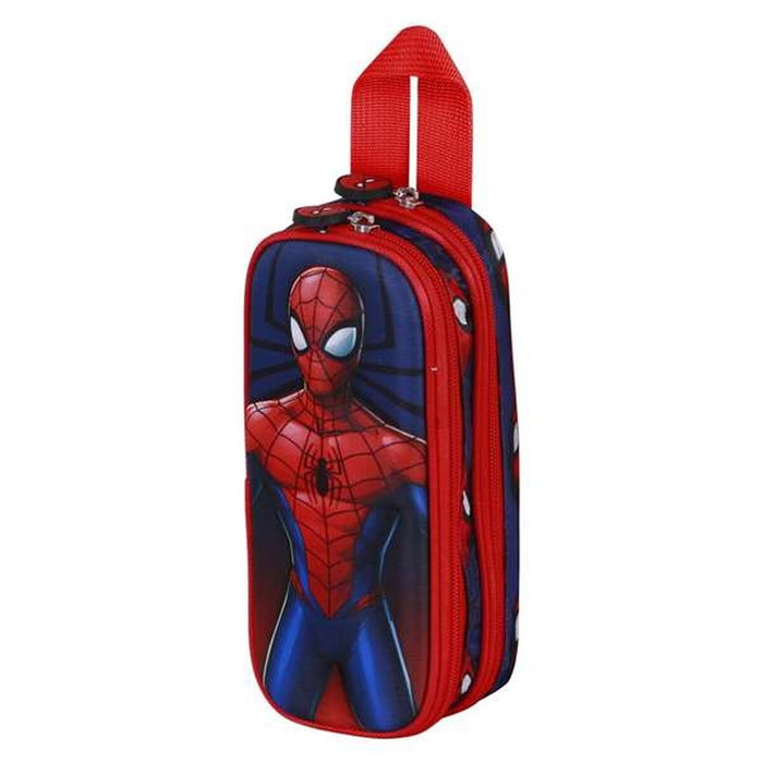 Trousse Fourre-Tout Double Spider-Man Rouge