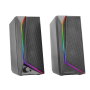 Mars Gaming MS72 2.0 Enceintes PC 15W RGB Flow Noir USB Jack 3.5mm