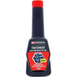 Facom Huile additif pour traitement diesel HDI, nettoyant injecteurs et système carburant, bidon de 300 ml