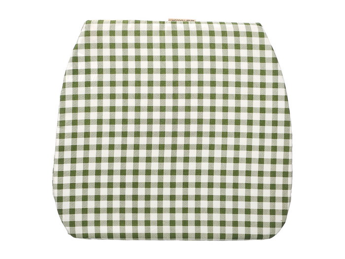 GIFTDECOR Cojin Silla Cuadros Vert-Blanc GIFTDECOR Cojin Silla Cuadros Vert-Blanc