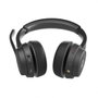 Conceptronic Polona04BA Casque Audio Bluetooth sans Fil Noir - Autonomie 44h, USB-C, Micro avec Réduction de Bruit