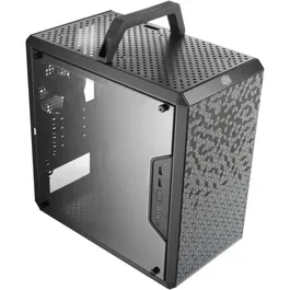 Cooler Master MasterBox Q300L Boîtier PC Micro-ATX/Mini-ITX Noir avec Ventilateur 120 mm, Ports USB 3.0, 4 Slots PCI et Filtres Anti-Poussière