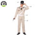 Atosa Déguisement Policier Français Gendarme Adulte Beige M-L