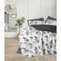 Parure de lit en coton renforcé Anthracite, 220 x 240 cm