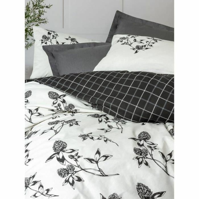 Parure de lit en coton renforcé Anthracite, 220 x 240 cm