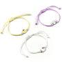 THE CARAT SHOP Set de bracelets Hello Kitty & Friends avec Cinnamon Roll et Pompompurin, en alliage de zinc et polyester